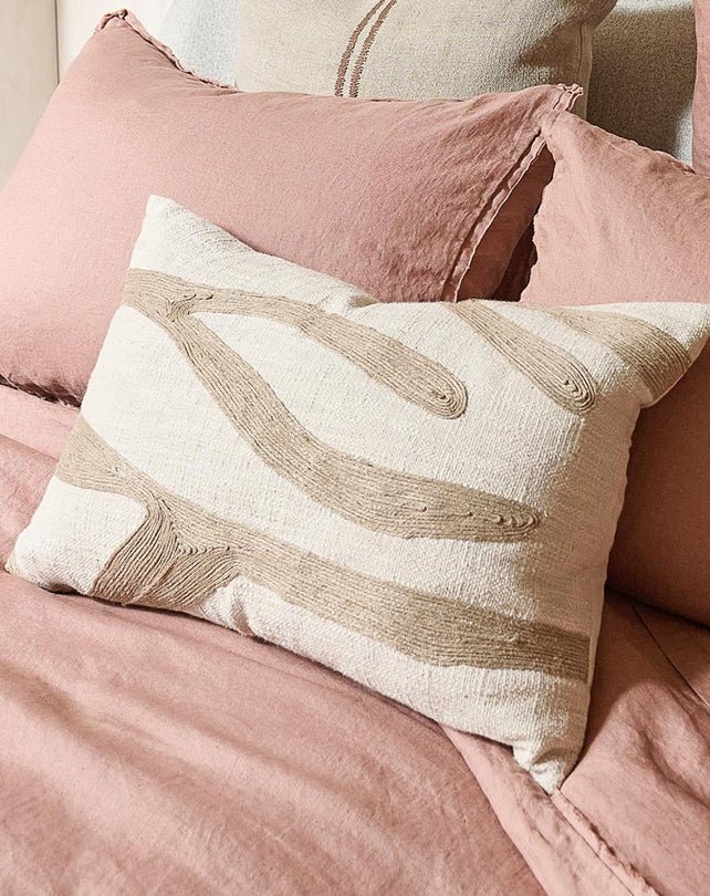 Zanth Cushion - Ivory/Natural - Cushion - Republic Home