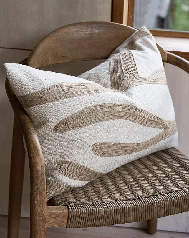 Zanth Cushion - Ivory/Natural - Cushion - Republic Home