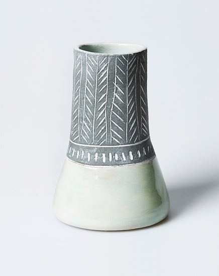 Modern Tribal Sage Mini Vase - Republic Home - Homewares