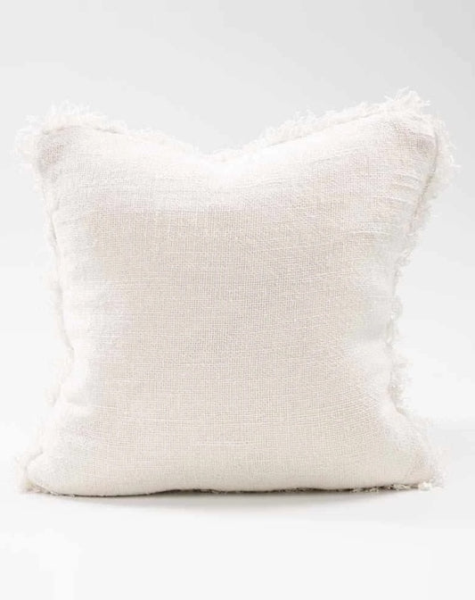 Bedouin Linen Cushion - Ivory 50x50 - Republic Home - Homewares