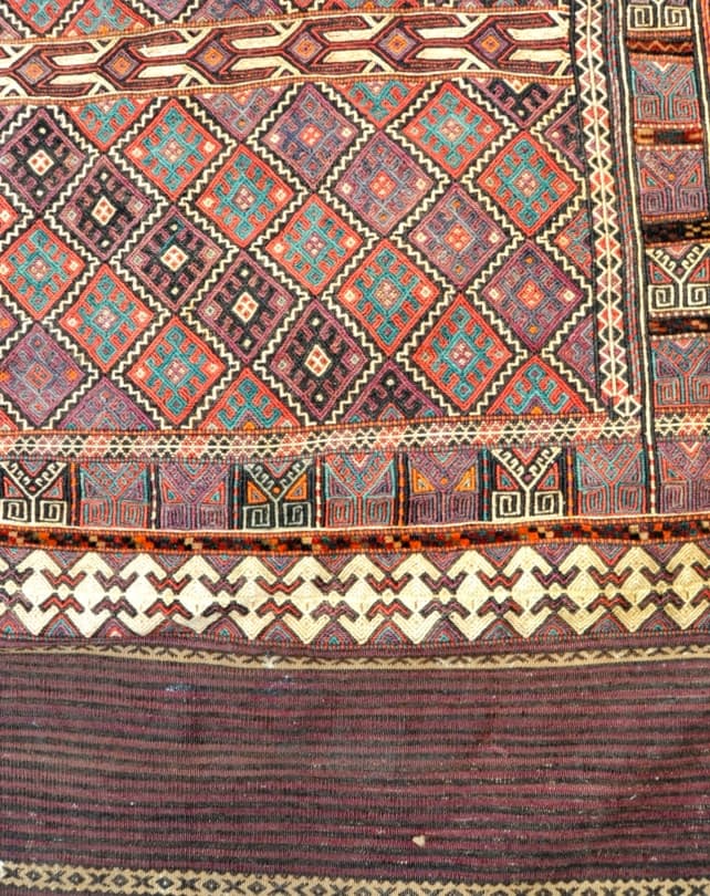 Kurdish Kapan Kilim 146x128cm - Republic Home - Rugs