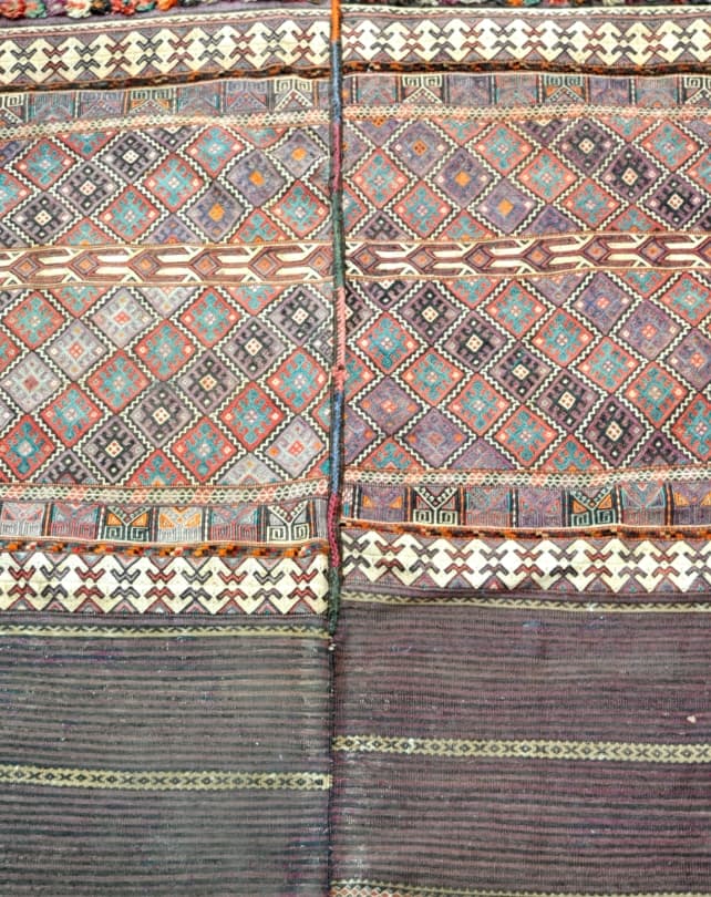 Kurdish Kapan Kilim 146x128cm - Republic Home - Rugs