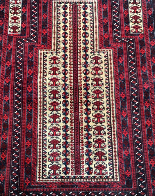 Balouch Prayer Rug 135x89cm - Republic Home - Rugs