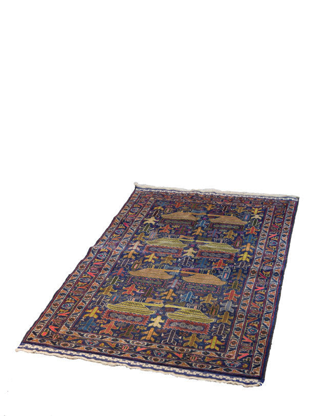 Afghan Balouch War Rug 150x100cm - Republic Home - Rugs