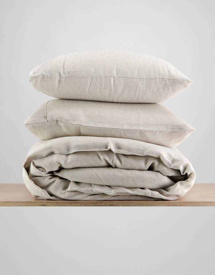 European Linen Duvet Cover Set — Omni Natural IsleOfOmni