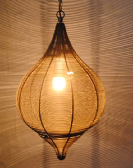 Iron Matki Pendant / Black - Republic Home - Lighting