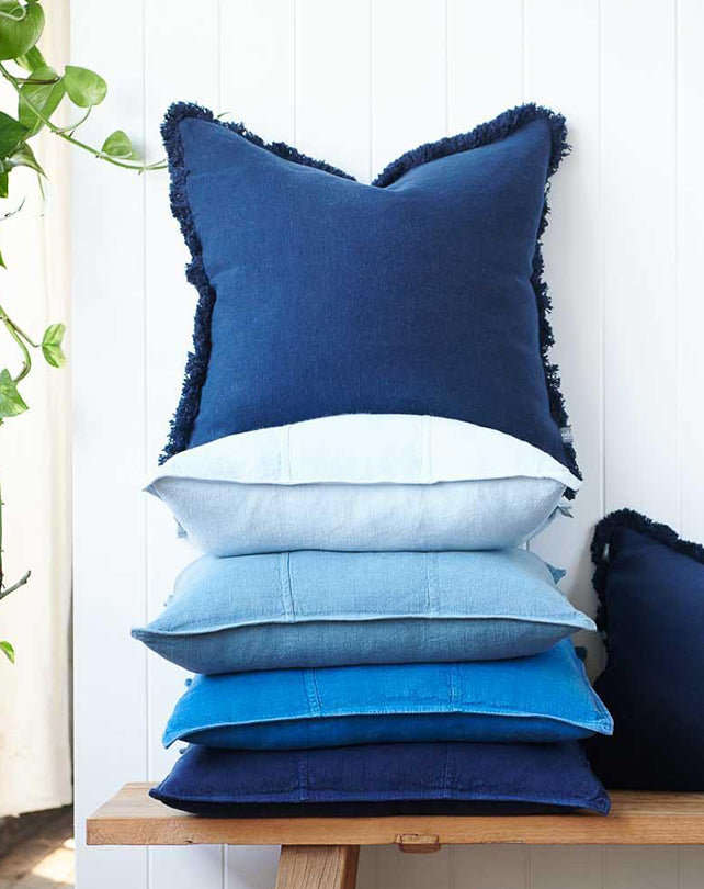 Luca Boho Navy Cushion 60x60