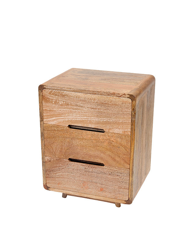 Penfold Bedside 3 Drawer - Republic Home - Furniture