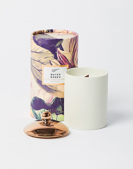 Sohum Eco Water Roses Candle - Republic Home - Homewares