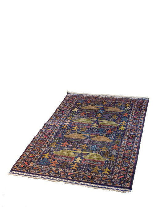 Afghan Balouch War Rug 150x100cm - Rugs - Republic Home