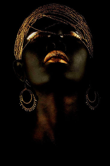 African Face Bronze Lips 110x140 - Homewares - Republic Home