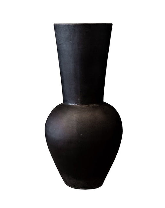 Aladdin Floor Vase - Black - Homewares - Republic Home