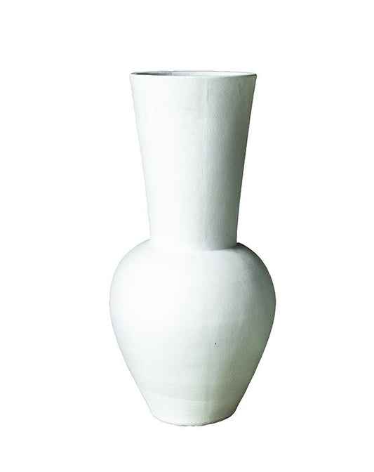 Aladdin Floor Vase - White - Homewares - Republic Home