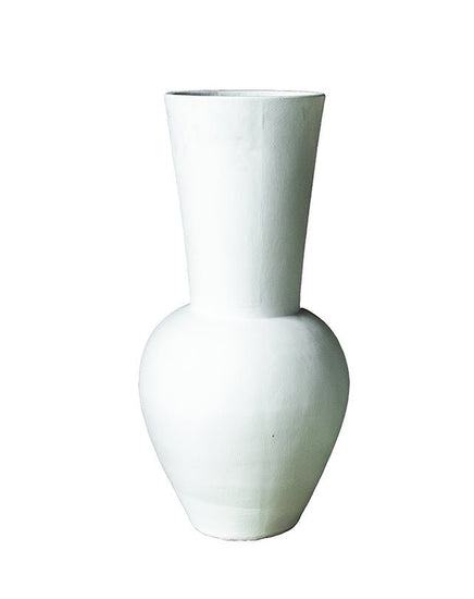 Aladdin Floor Vase - White - Homewares - Republic Home