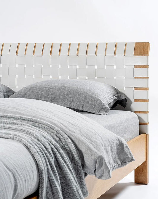 Amsterdam Leather Strap Bed - Furniture - Republic Home