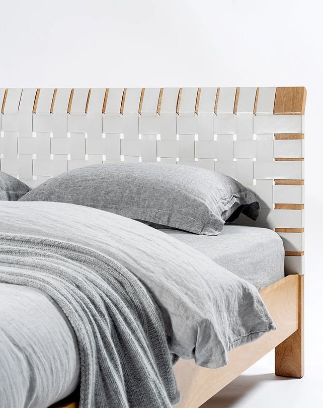 Amsterdam Leather Strap Bed - Furniture - Republic Home