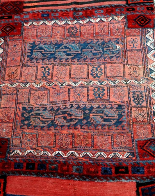 Bakhtiari Saddle Bag Rug 210x112cm - Rugs - Republic Home