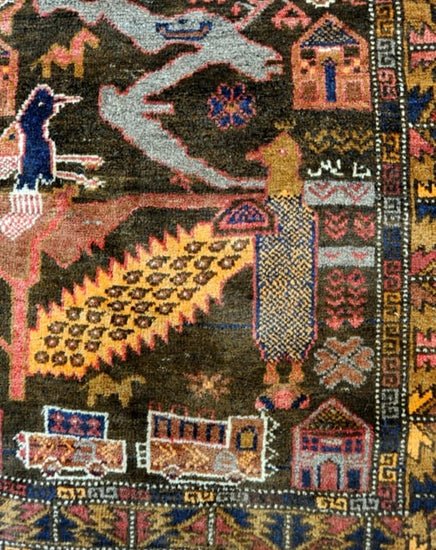Balouch Herat Rug 140x85cm - Rugs - Republic Home