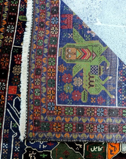 Balouch Herat Rug (Map) 209x122cm - Rugs - Republic Home