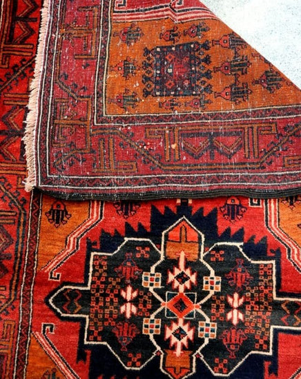 Balouch Red Medallion Rug 215x106cm - Rugs - Republic Home