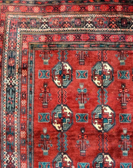 Balouch Rug (Turkoman Gul Design) 277x130cm - Rugs - Republic Home