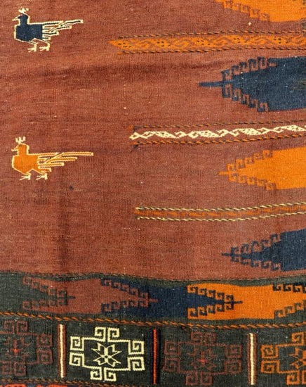 Balouch Sofreh Kilim 130x128cm - Rugs - Republic Home