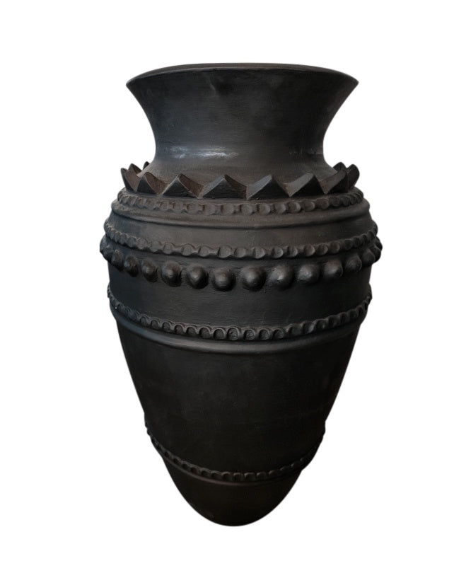 Kazi Detailed Floor Pot - Republic Home - Homewares