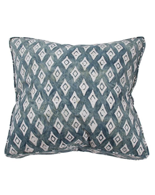Budi Diamond Hailstorm Gusset Cushion 55x55 - Cushion - Republic Home