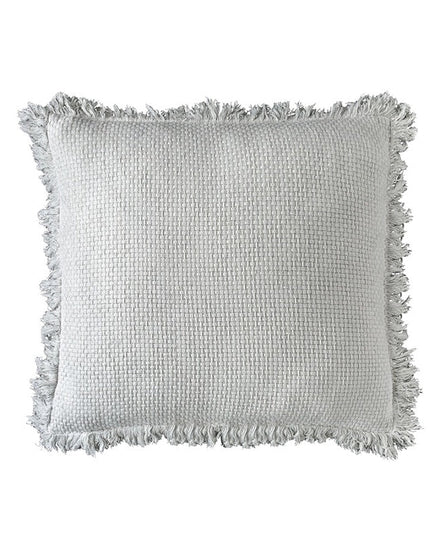 Chelsea Cushion With Fringe - White 60x60 - Cushion - Republic Home