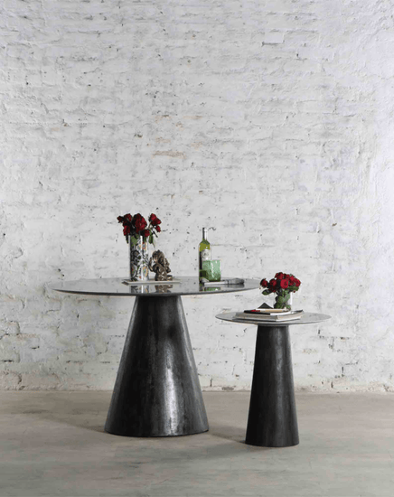 Cousteau Dining Table (Black Base) - Furniture - Republic Home