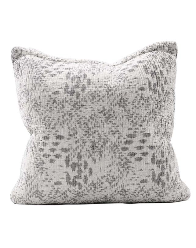 Swirl Cushion - Ink/White 50x50 - Republic Home - Homewares