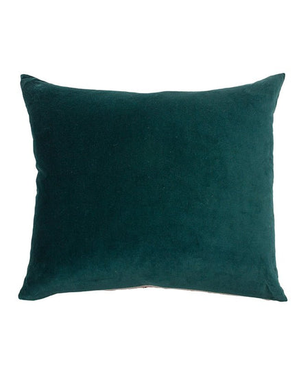 Essential Emerald Velvet Cushion 50x55 - Cushion - Republic Home