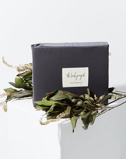 Eucalyptus Sheet Set Charcoal - Homewares - Republic Home