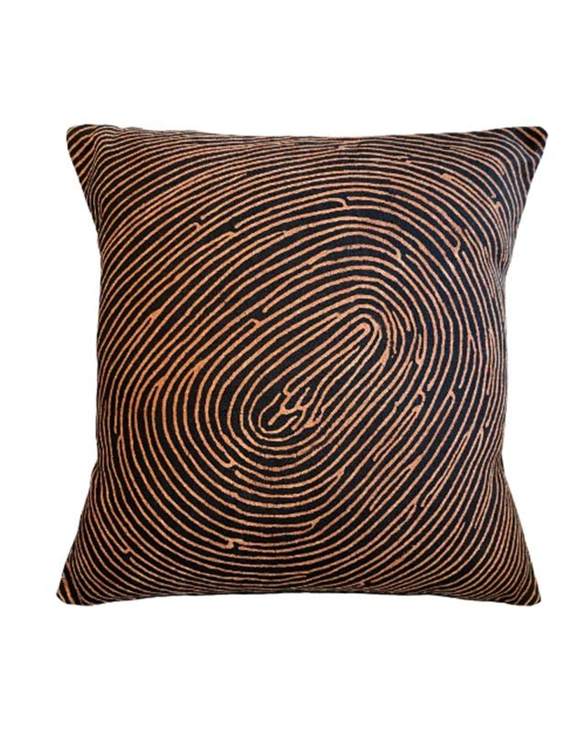 Fingerprint Red Batik Cushion - Cushion - Republic Home