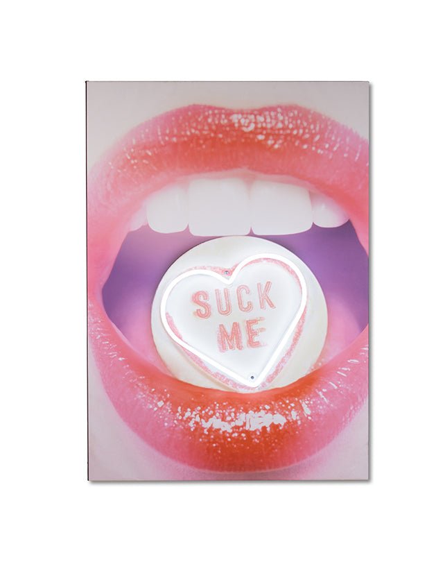 Hot Lips Suck Me - LED Neon - Homewares - Republic Home