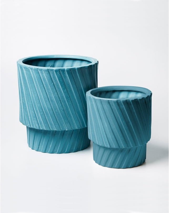 Moma Planter Set - Blue - Homewares - Republic Home
