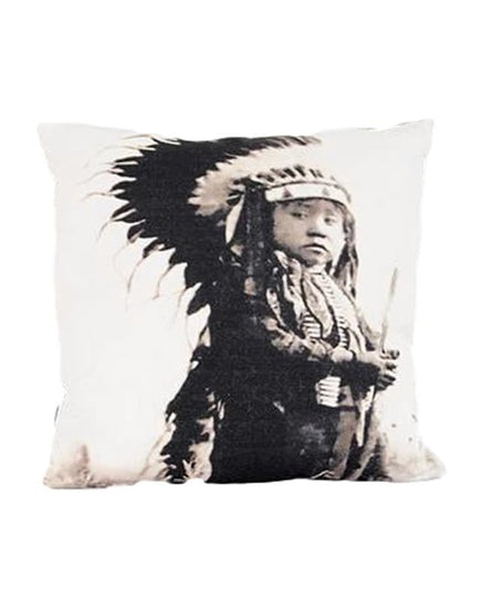 Native American Boy cushion - Cushion - Republic Home