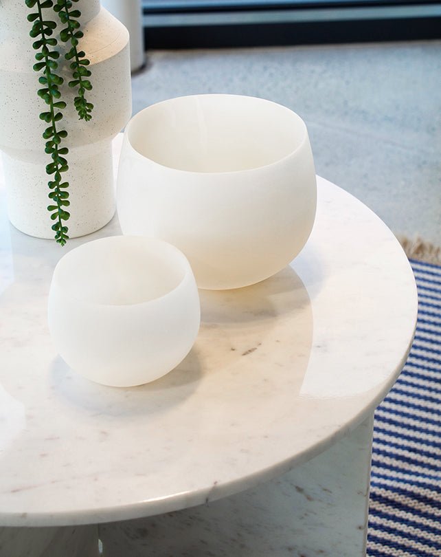 Nixon Marble Side Table - Furniture - Republic Home