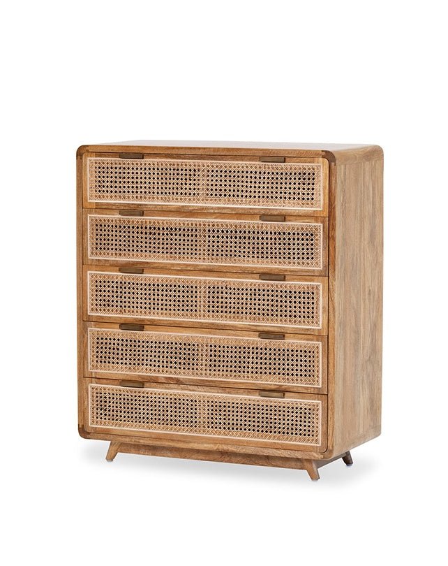 Romeo Chest 5 Drawers - Furniture - Republic Home