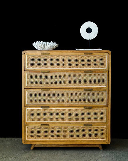 Romeo Chest 5 Drawers - Furniture - Republic Home