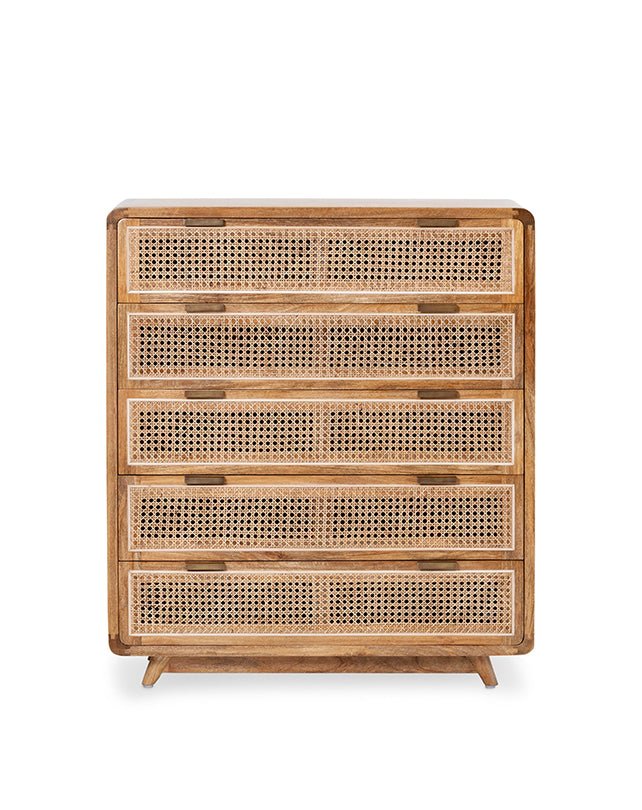 Romeo Chest 5 Drawers - Furniture - Republic Home