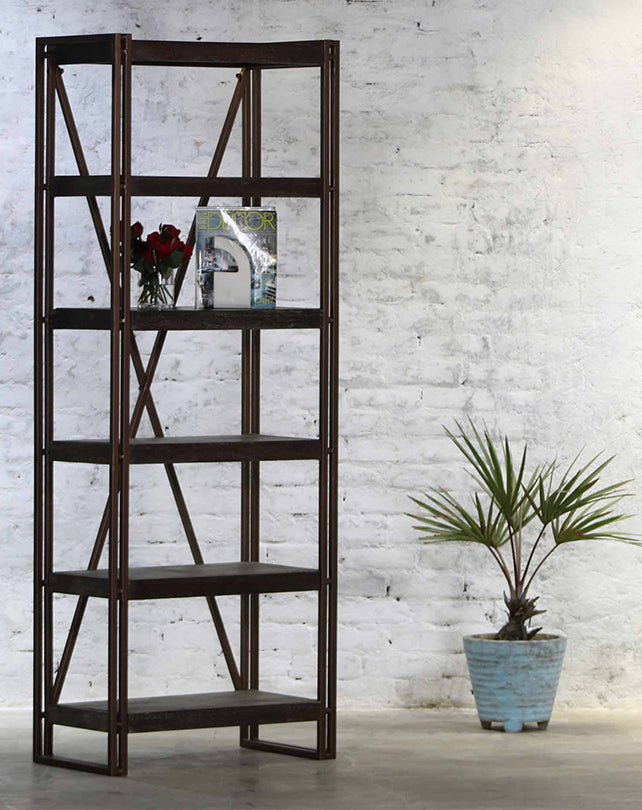 Stanley Narrow Shelving Unit - Furniture - Republic Home